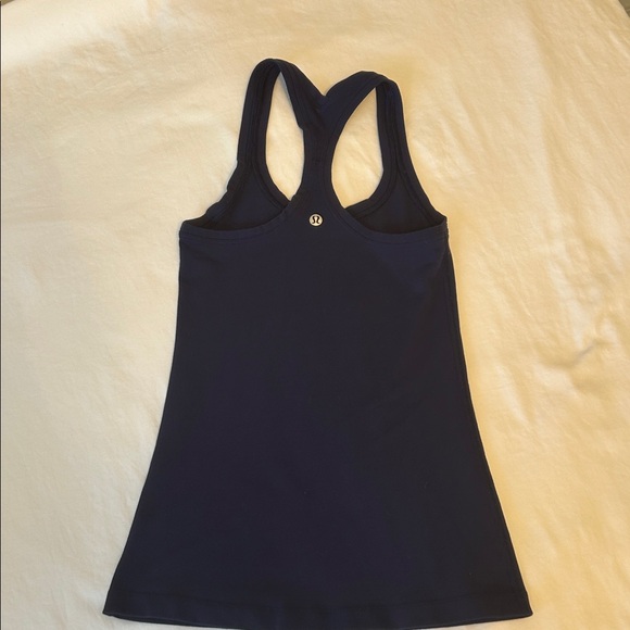 Lululemon Athletica Dark Blue Racerback Tank Top 2 - Picture 2 of 6